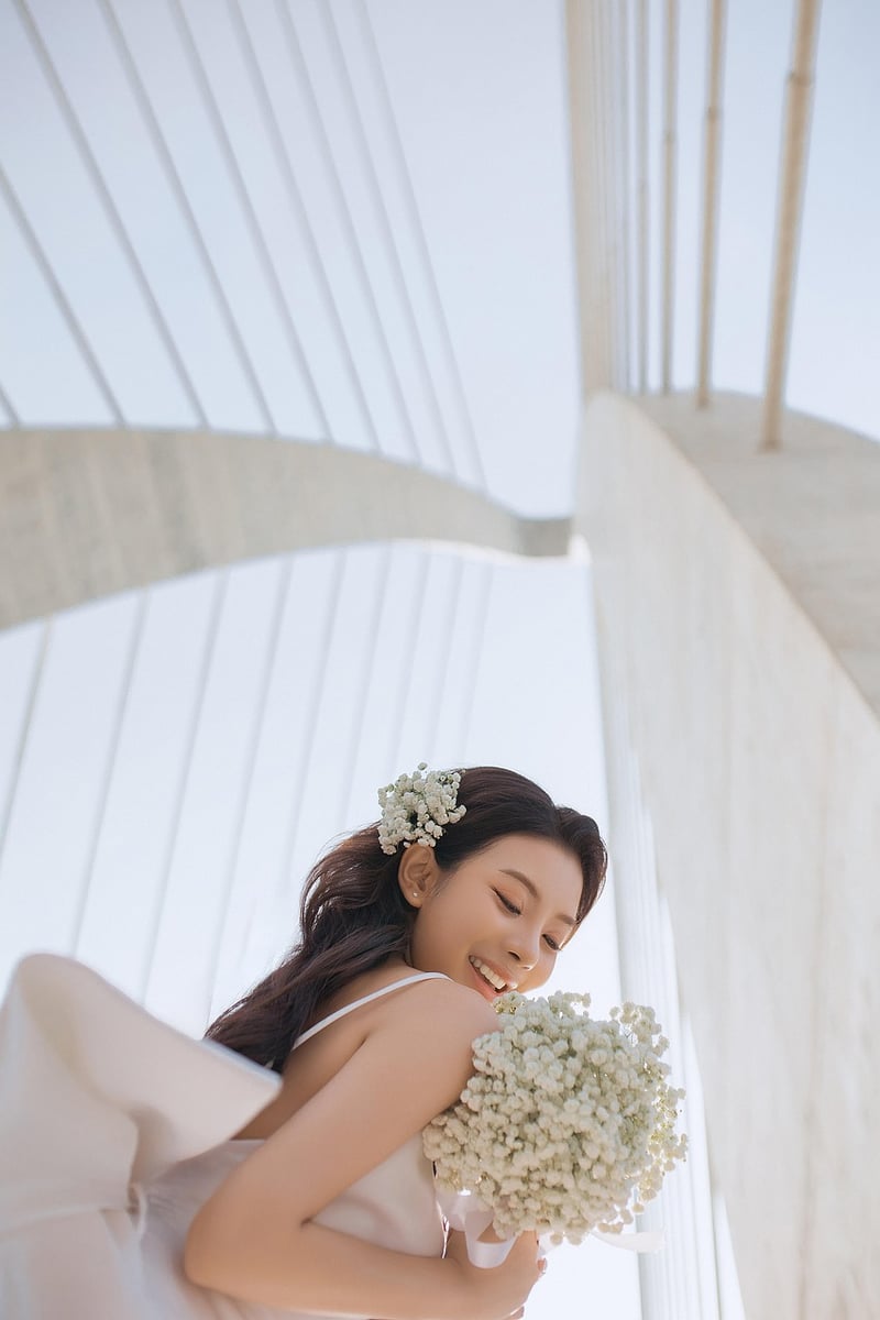 Pastel Wedding Dress